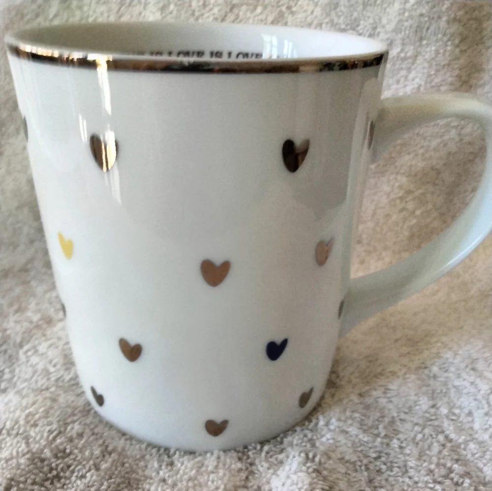 Love-heart mug Williams Sonoma 'Human Rights campaign'